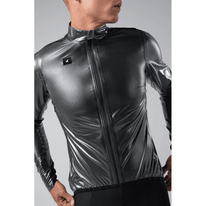 Gobik Pluvia 2.0 True Black Unisex leichte wasserdichte Jacke