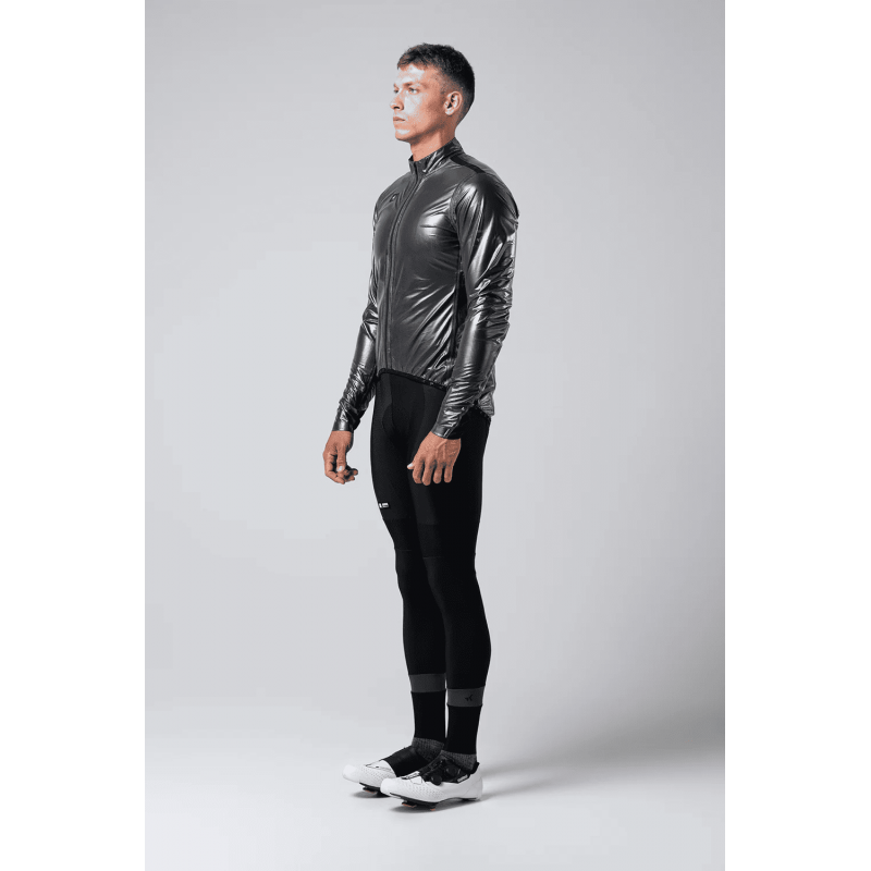 Gobik Pluvia 2.0 True Black Unisex leichte wasserdichte Jacke
