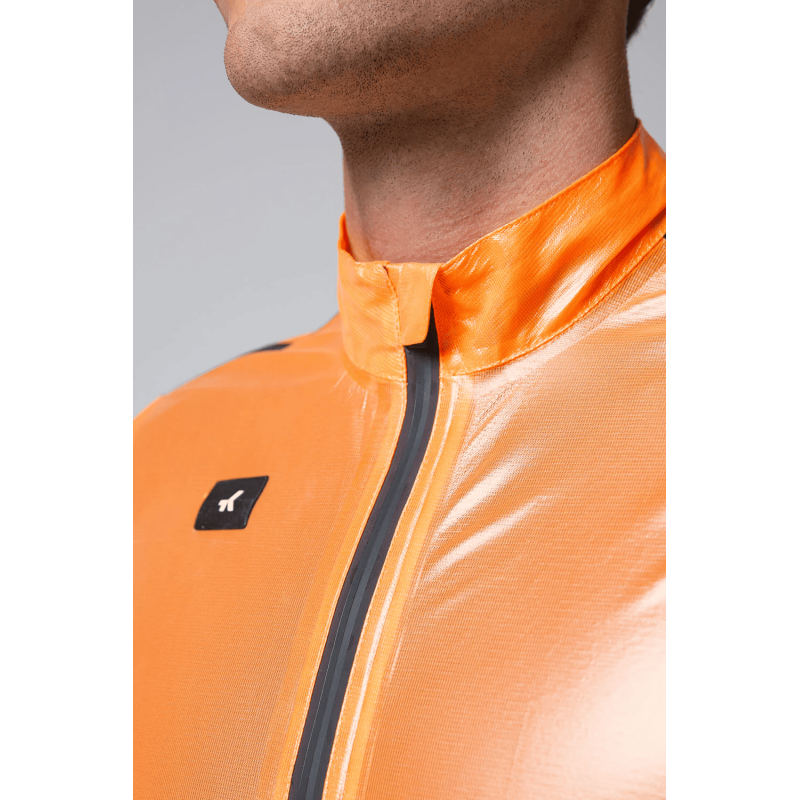 Gobik Pluvia 2.0 Blazing Orange unisex leichte wasserdichte Jacke