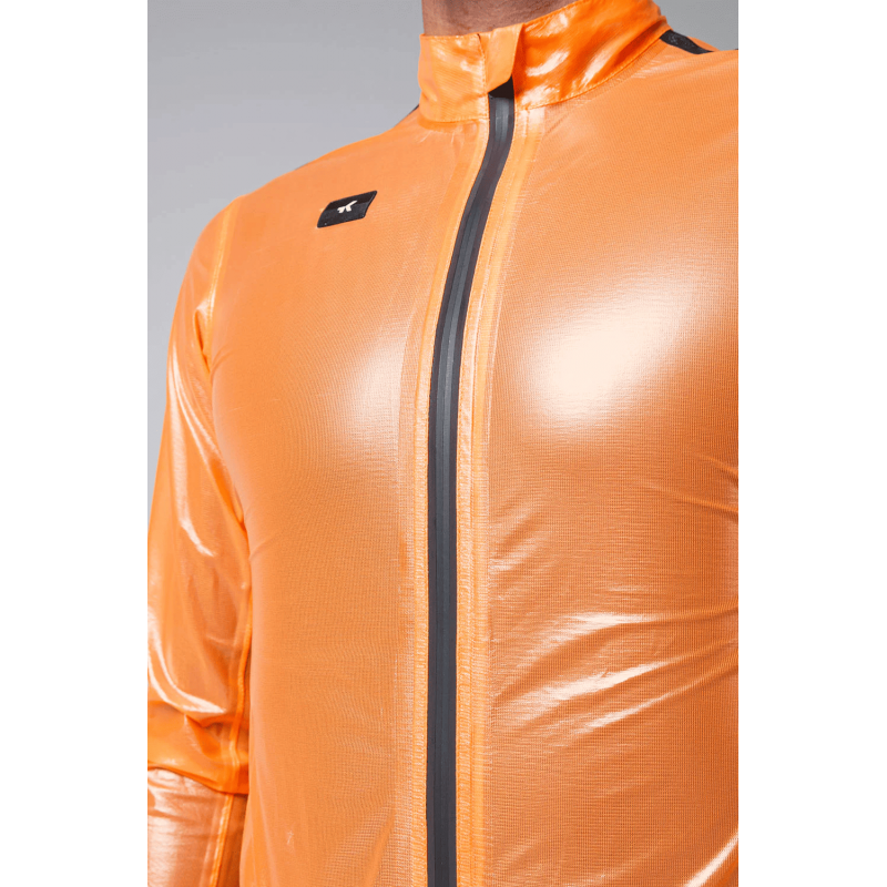 Gobik Pluvia 2.0 Blazing Orange unisex leichte wasserdichte Jacke