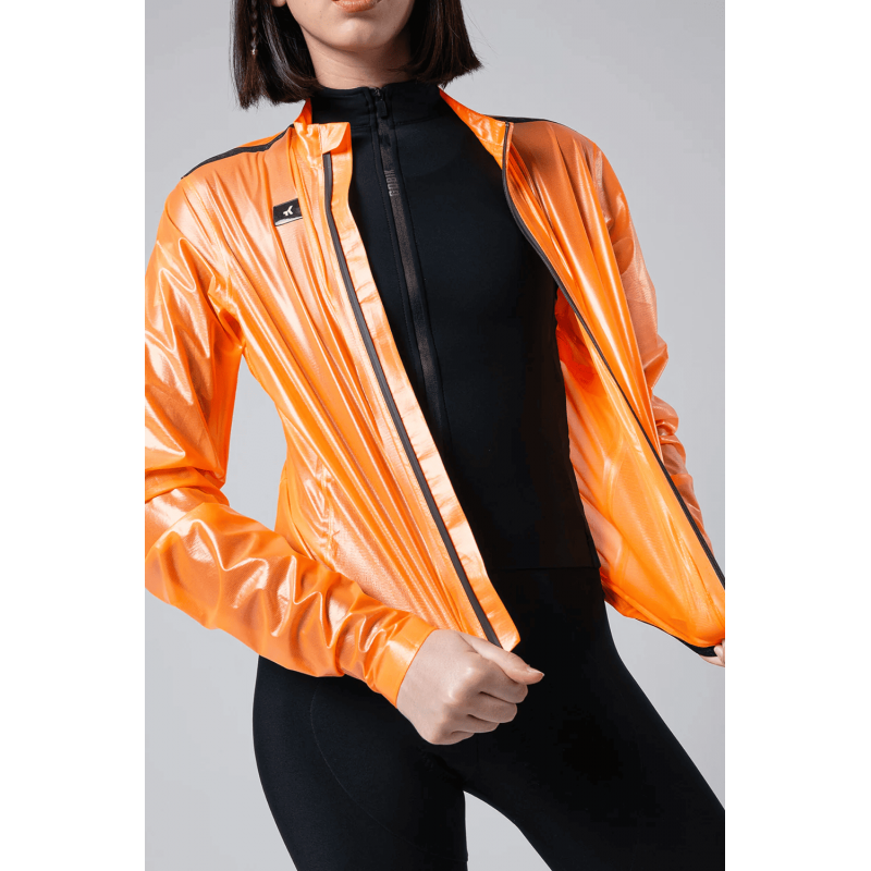 Gobik Pluvia 2.0 Blazing Orange unisex leichte wasserdichte Jacke