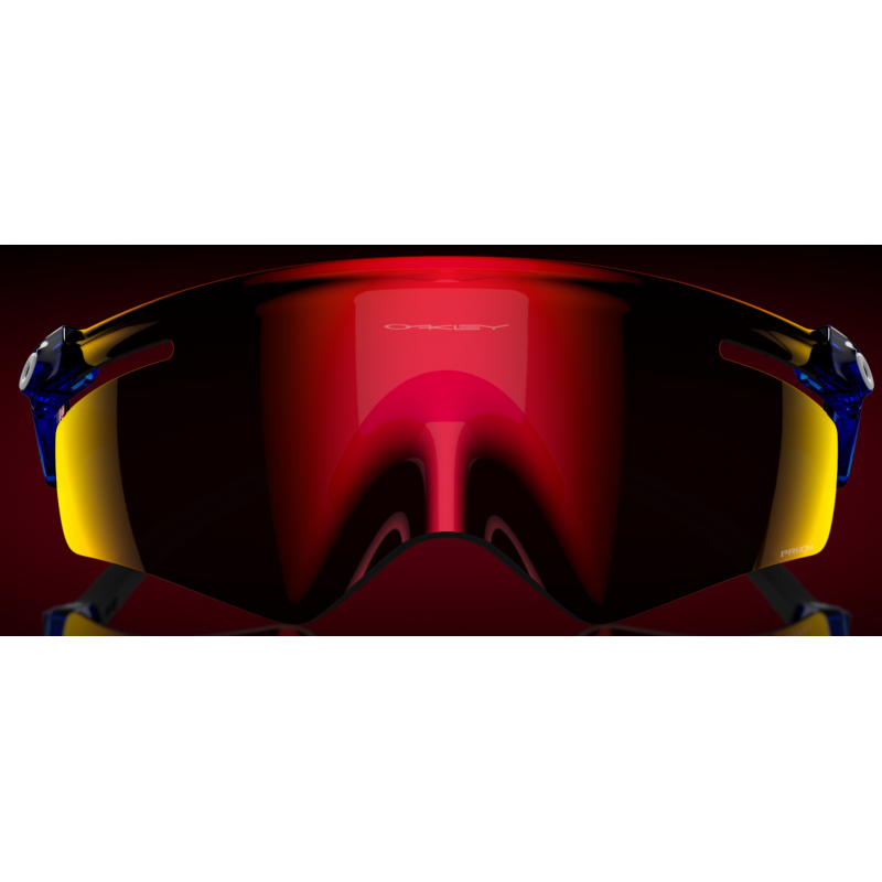 Oakley Qntm Kato Crystal Blue Linse Prizm Ruby OO9481-0556 - Versand 24h