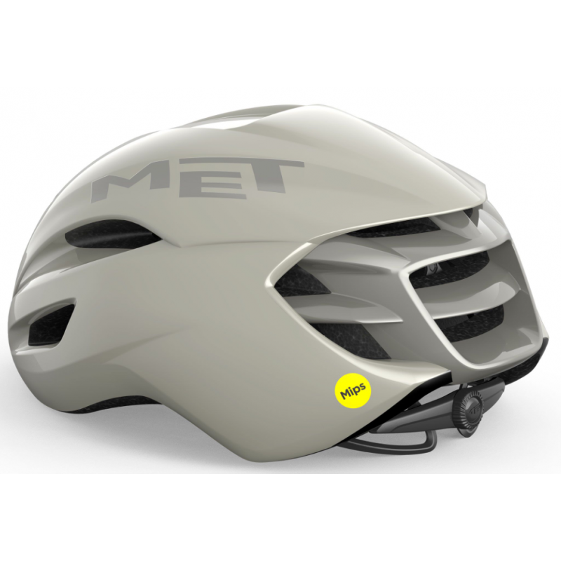 Met Manta Mips Beige/Grau Glanz - Versand 24h