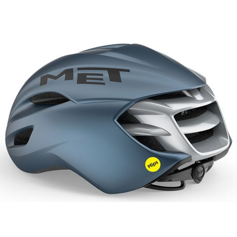 Met Manta Mips Marineblau/Silber - Versand 24h