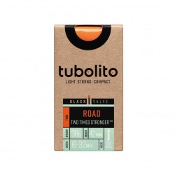 Tubolito Road 700c SV 42mm Presta-Ventil schwarz Schlauch - Versand 24h