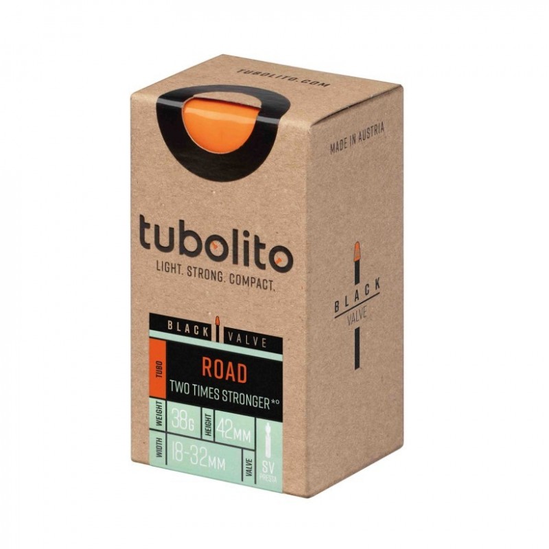 Tubolito Road 700c SV 42mm Presta-Ventil schwarz Schlauch - Versand 24h