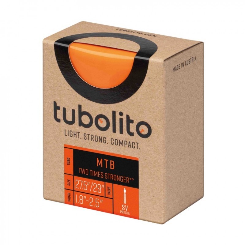 Tubolito Mtb 29" SV Presta-Ventil 42mm orange Schlauch - Versand 24h