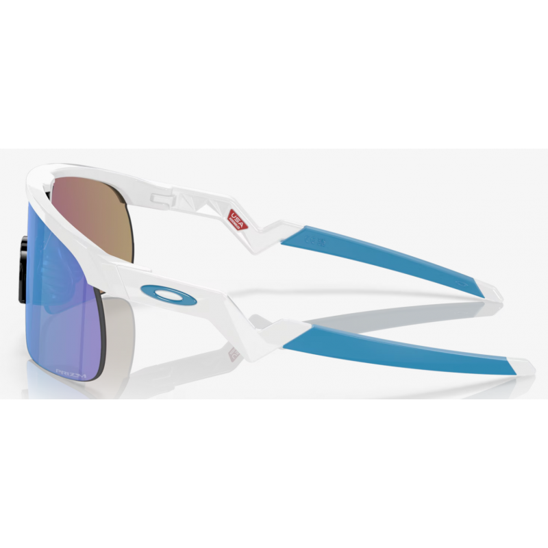 Oakley Resistor poliert weiß Linse Prizm Sapphire OJ9010-0723