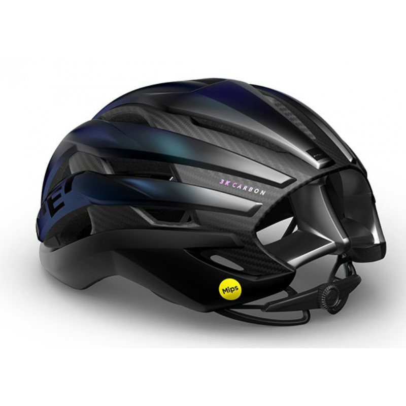 Met Trenta 3K Carbon Mips blau irideszent matt - Versand 24h