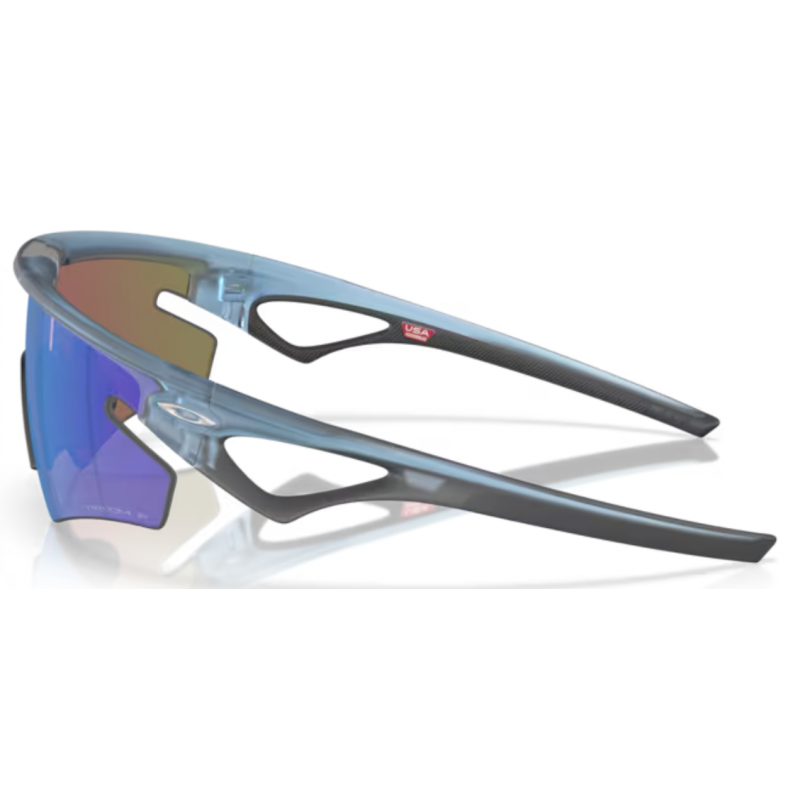 Oakley Sphaera Slash matte trans stonewash prizm sapphire polarisiert