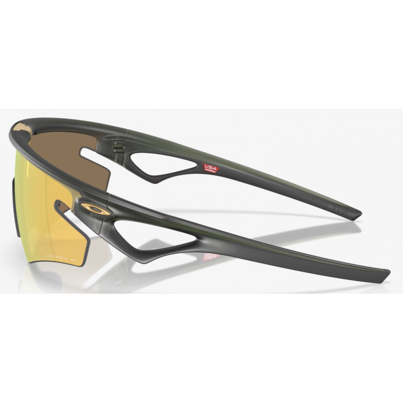 Oakley Sphaera Slash Matte Olive Ink Linse Prizm 24K polarisiert