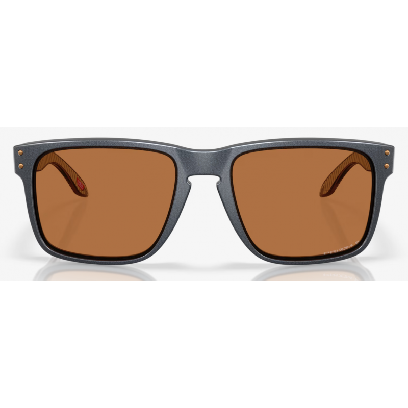 Oakley Holbrook XL Forge Collection blauer Stahl prizm bronze polarisiert