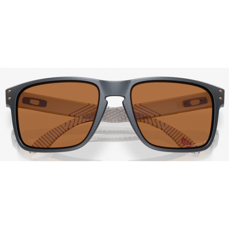 Oakley Holbrook XL Forge Collection blue steel prizm bronze polarized
