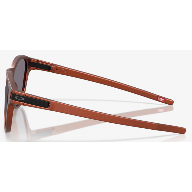 Oakley Latch Forge Collection Feuerorange Linse Prizm Grau Polarisiert