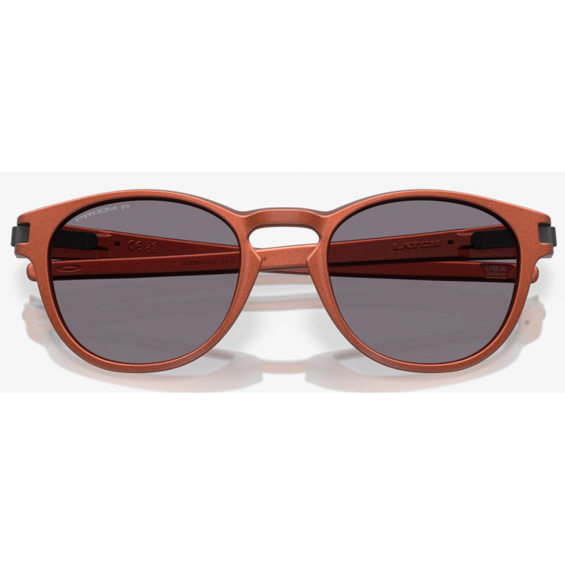 Oakley Latch Forge Collection Feuerorange Linse Prizm Grau Polarisiert