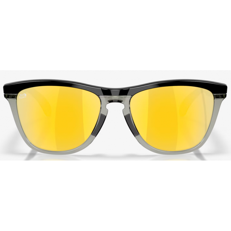 Oakley Frogskins Reihe Tour De France matte schwarz linse prizm 24k pol