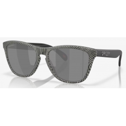 Oakley Frogskins Night Mission matte grau Tinte Fingerabdruck prizm schwarz