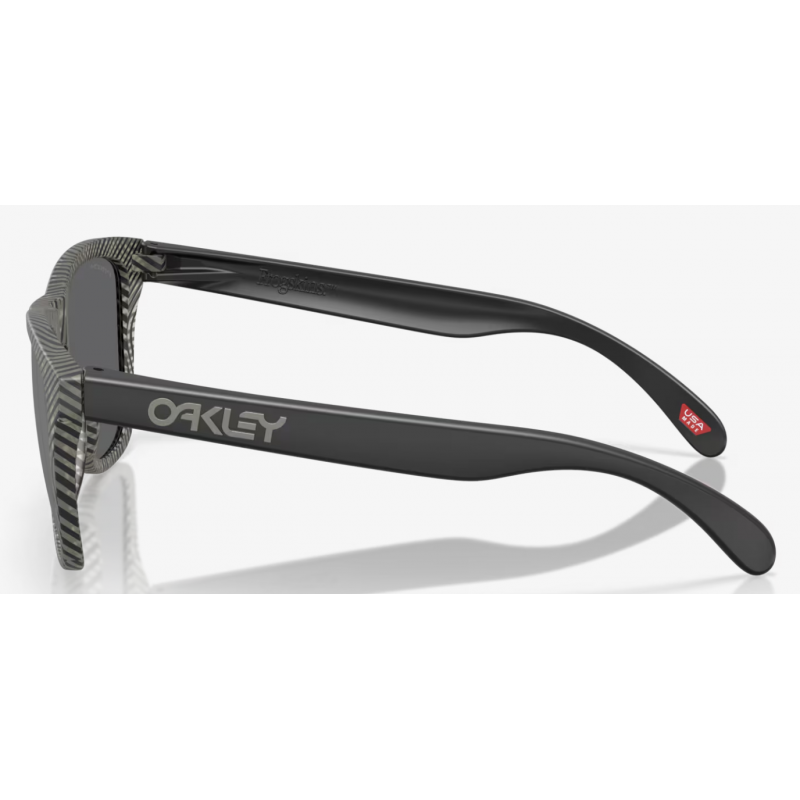 Oakley Frogskins Night Mission matte grau Tinte Fingerabdruck prizm schwarz