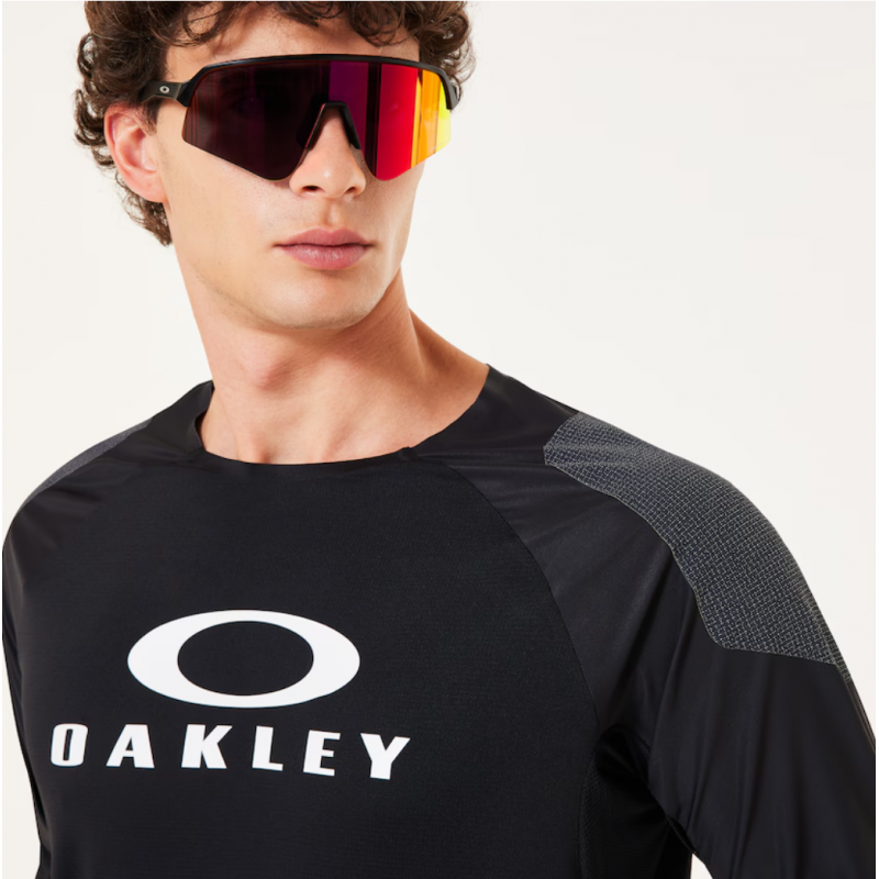 Oakley Seeker Edge negro camiseta manga larga - envío 24h