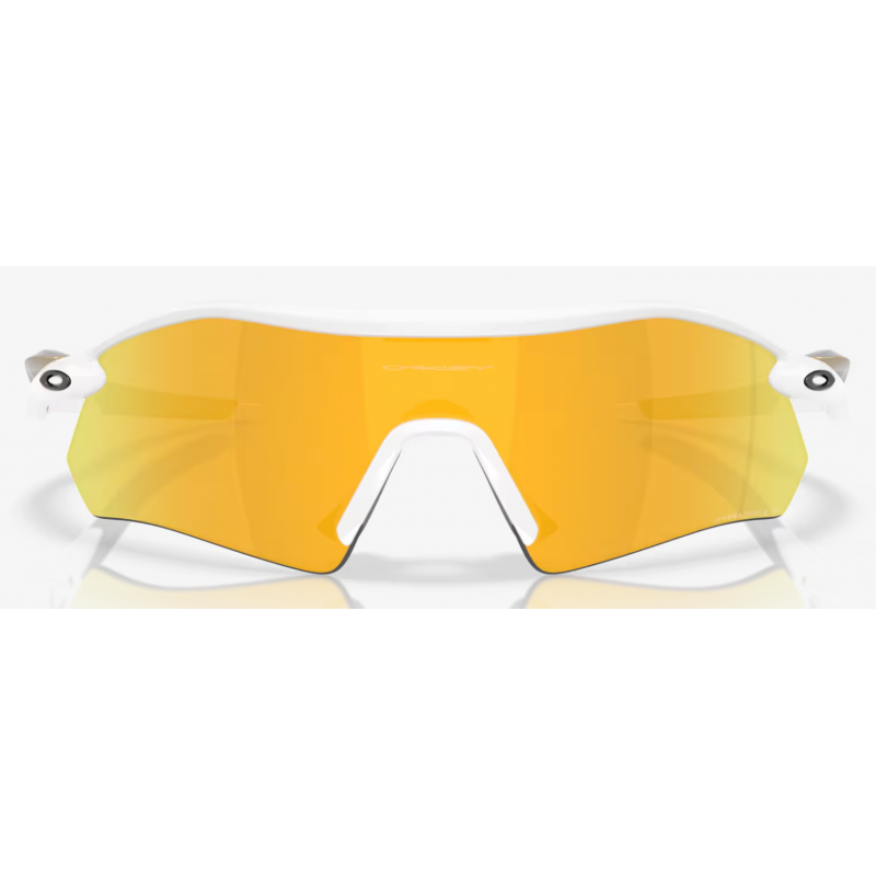 Oakley Radar Plate poliert weiß Linse Prizm 24K polarisiert 9495D05