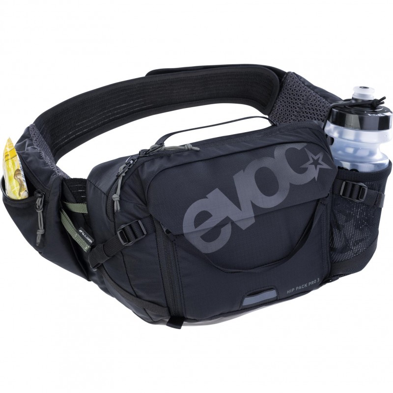 EVOC Hüfttasche Pro 3 + Hydrationstasche 1,5L Schwarz - Versand 24h