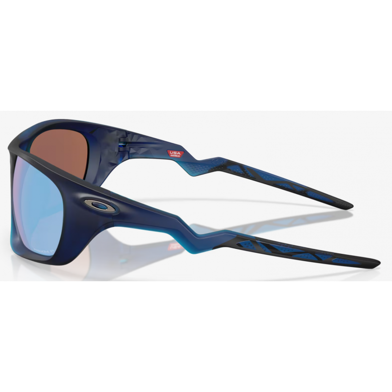 Oakley Lateralis matt transparent blau Linse prizm tiefes Wasser pol