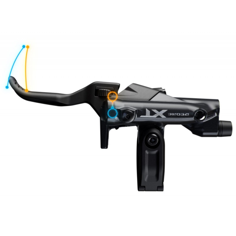 Shimano XT BL-M8200/BR-M8220 – Freno Disco 4 Pistones MTB, Enduro y E-MTB