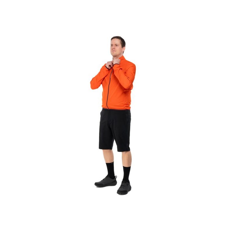 Chaqueta Cortaviento Cube CMPT Roja | Ligera y Resistente ciclismo