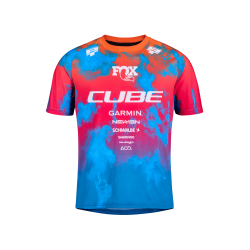 Rfr Rookie Junior X Actionteam T-Shirt Kurzarm für MTB Blau/Rosa