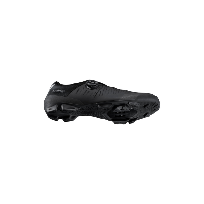 Schwarze Shimano XC302 MTB-Schuhe | Leistung und Komfort auf der Strecke