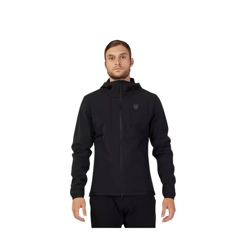 Fox Ranger Fire Schwarz | Wasserdichte und warme MTB-Jacke