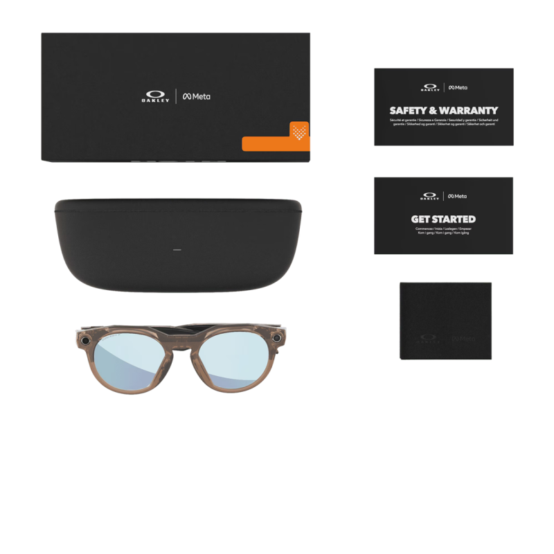 Oakley Meta Hstn braun rauch linse prizm tiefes wasser polarisiert 800206
