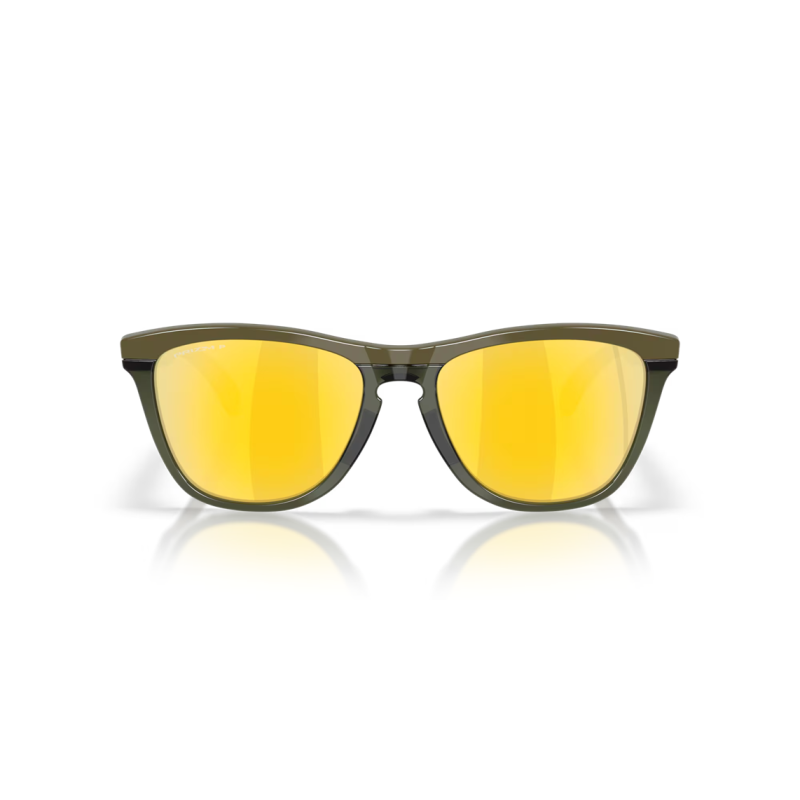 Oakley Frogskins Range XL Dunkel Bürste/Olive Tinte Prizm 24K polarisiert