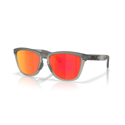 Oakley Frogskins Range XL matt grau smoke/grau tinten Linsen prizm rubin