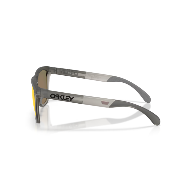 Oakley Frogskins Range XL matt grau smoke/grau tinten Linsen prizm rubin