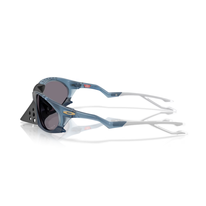 Oakley Plantaris matt transparent abyss Prizm grau polarisiert Linsen