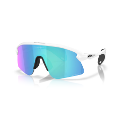 Oakley Stunt Devil S matte weiß Linsen prizm sapphire OO9518-0436