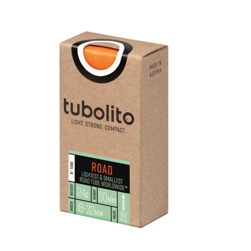 Tubolito S-Road 700c 60mm SV válvula presta naranja cámara - envío 24h