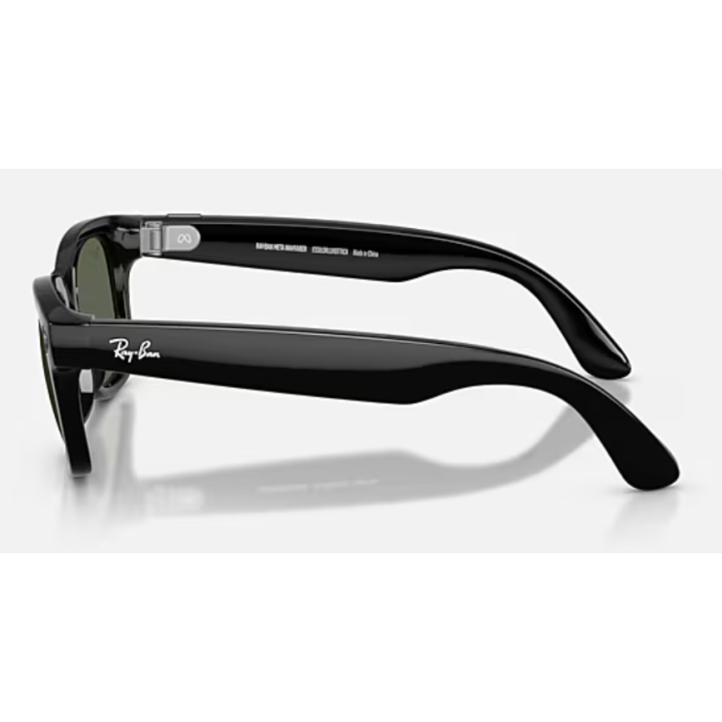 Ray-Ban Meta Wayfarer Gen 2 Shiny Back Linse G15 Grün RW4012 601/7153