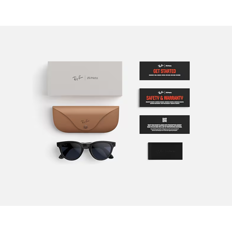 Ray-Ban Meta Headliner Gen 2 Glänzend Schwarz G-15 grüne Gläser