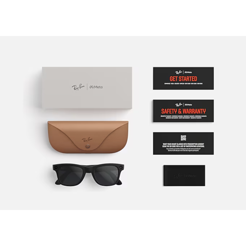 Ray-Ban Meta Wayfarer Gen 2 Glänzend Blau Transitions Linsen 6628MF53