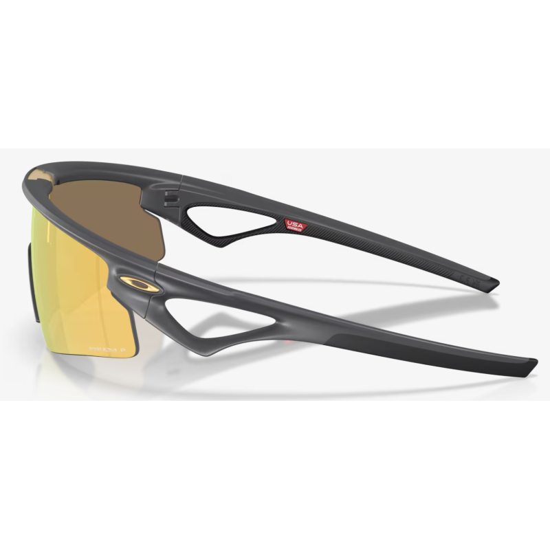 Oakley Sphaera Strike Matte Carbon Prizm 24k polarisierte Gläser 953103