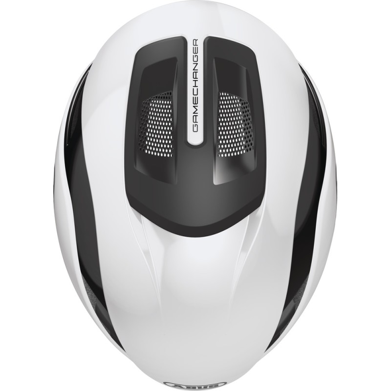 Abus GameChanger 2.0 Shiny White - Aero-Rennradhelm