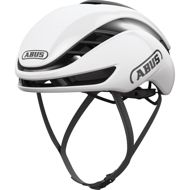 Abus GameChanger 2.0 Shiny White - Casco Aero de Carretera