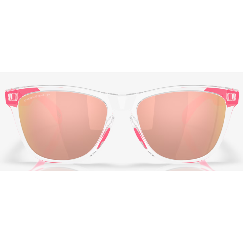 Oakley Frogskins Neon Pop Kollektion Prizm Rose Gold polarisierte Gläser