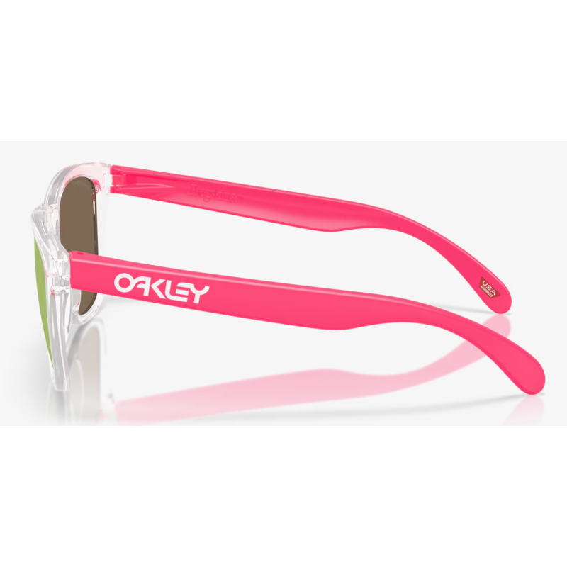 Oakley Frogskins Neon Pop Kollektion Prizm Rose Gold polarisierte Gläser