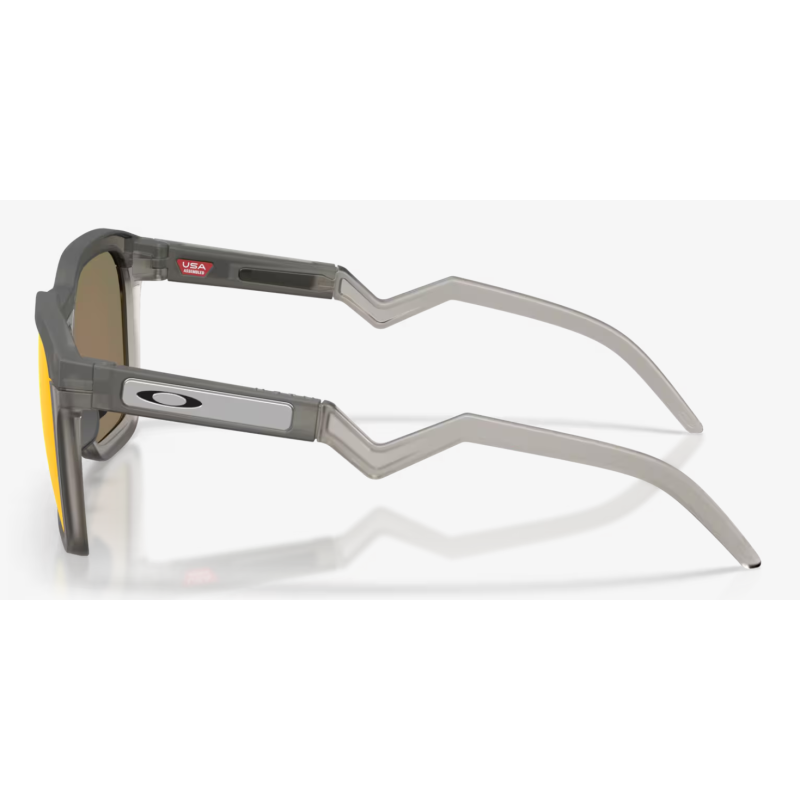 Oakley Hstn Sq Matte Grau Smoke Linsen Prizm Ruby OO9533-0254