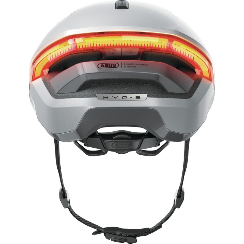 Abus Hyp-E Gleam silber Helm - Versand 24h - beste Preise