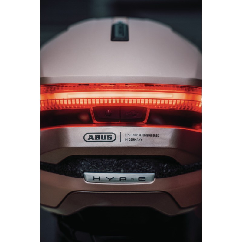 Abus Hyp-E Gleam silber Helm - Versand 24h - beste Preise