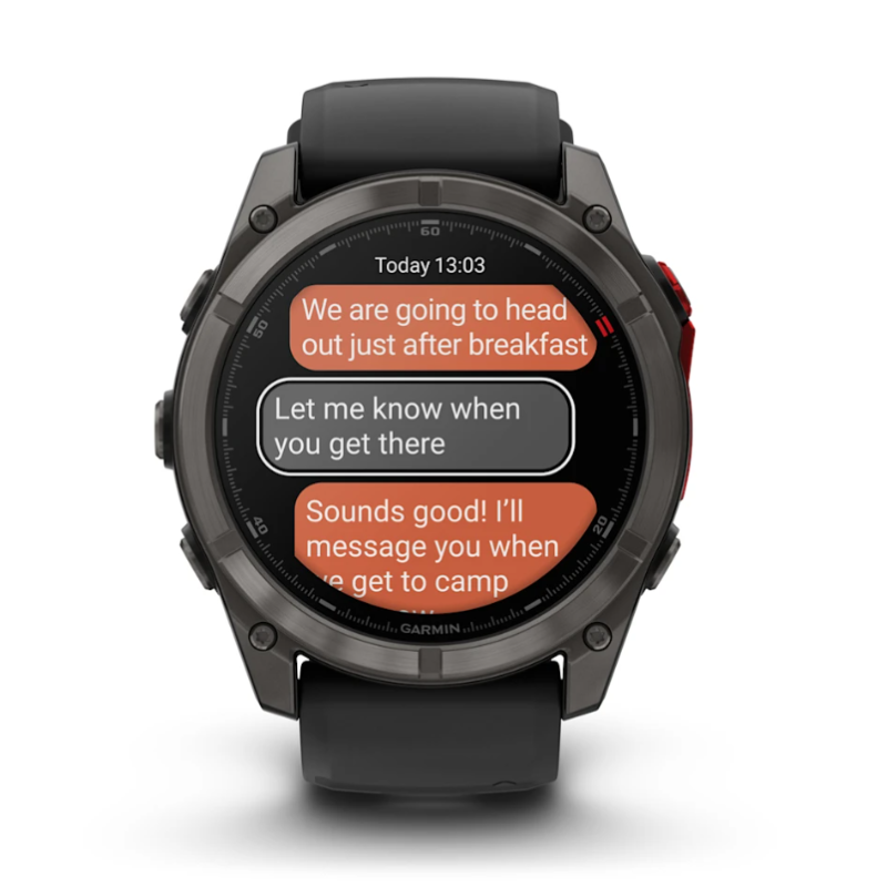 Garmin Fenix 8 Pro 51mm Microled Sapphire Carbon Grey DLC titanium